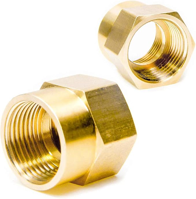 Joywayus GHT 3/4" Female Thread x NPT 3/4" Female Thread Brass Pipe Fittings by Joywayus