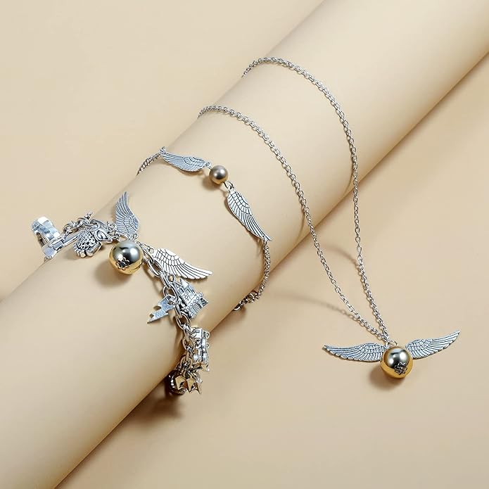 Fancy Space Enchanted Wizard Charm Bracelet for Her – Adjustable Handmade Magic Jewelry – Valentine’s Day & Birthday Gift for Girls, Teens & Women