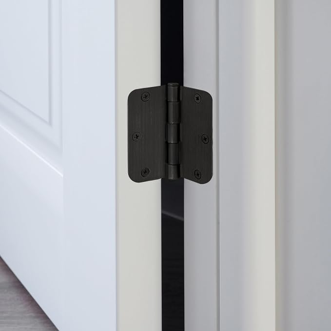 Design House Interior Door Hinge, Oil Rubbed Bronze | 5/8" Radius, Traditional - Image 6
