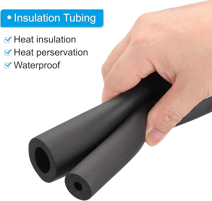 PATIKIL 3-1/2" ID x 6.6Ft Pipe Insulation Foam Tubes, Pipe Cover Wrap Roll Bar - Image 4
