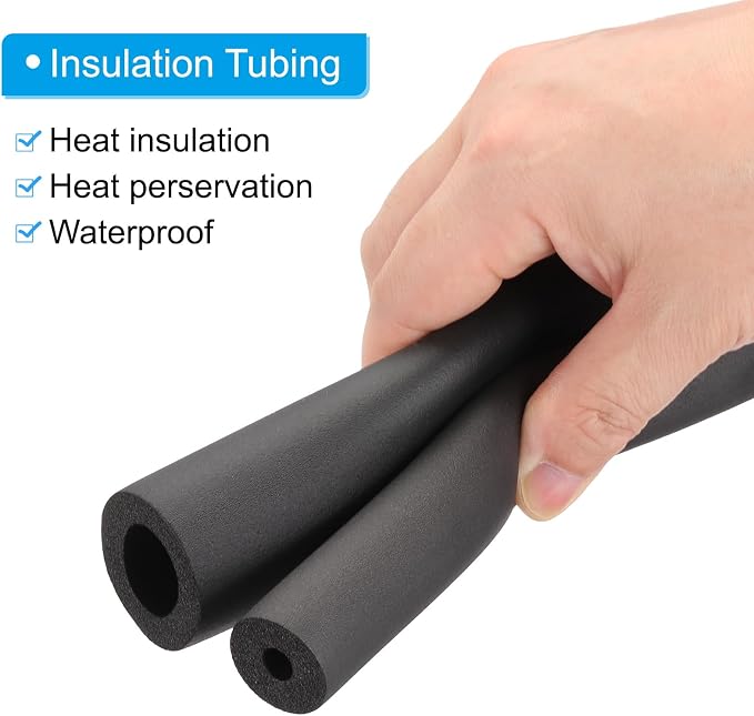 PATIKIL 1-5/16" ID x 6.6Ft Pipe Insulation Foam Tube, Pipe Cover Wrap Roll Bar - Image 4
