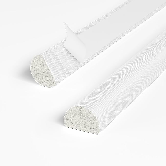 10FT Weather Stripping Door Seal, Self-Adhesive PU D-Shaped Seal Strip by Bantie