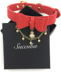 Bell Choker Collar Necklace Lolita Bow Collar Cat Kitty Velvet Necklace