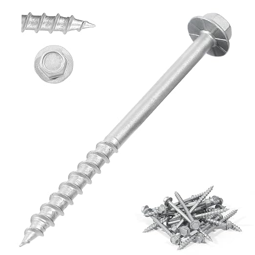 #9 x 2-1/2" Heavy Duty Joist Hanger Screws, SD Connector Screws | 1/4" Hex Head by MTZUL