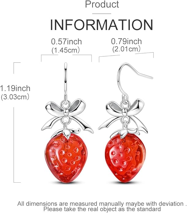 LAZA 925 Sterling Silver Hoop Earrings for Women, Hypoallergenic Huggie Butterfly Dangle Drop Earrings Colorful Flower Earrings Jewelry Gifts