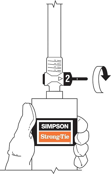 Simpson Strong-Tie ETIPAC2G10 Crac-Pac Injection Epoxy - 9 oz. Cartridge - Image 6