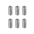 6Pcs Thread Adapter Sleeve Reducing Nut, M16 M to M12 F, 20mm Length | M16 x 2 by HIPICCO