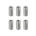 6Pcs Thread Adapter Sleeve Reducing Nut, M12 M to M8 F, 24mm Length | M12 x by HIPICCO
