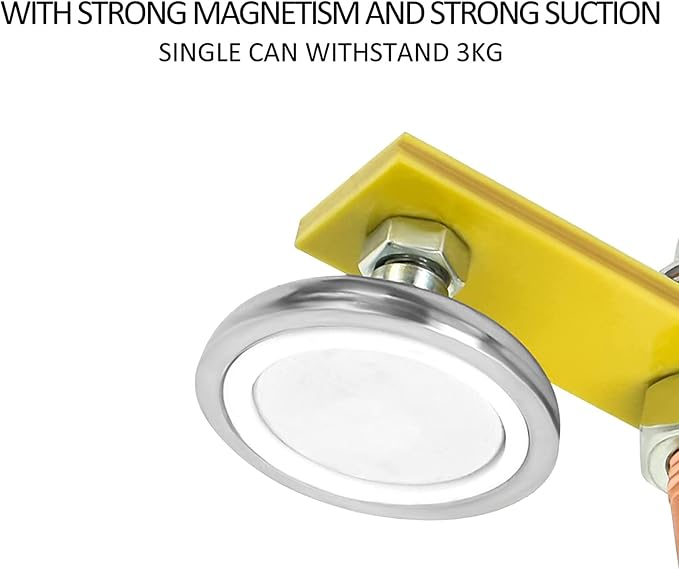 Upgrade Magnetic Welding Support Ground Clamp Tools, Double + Single Welding - Image 7