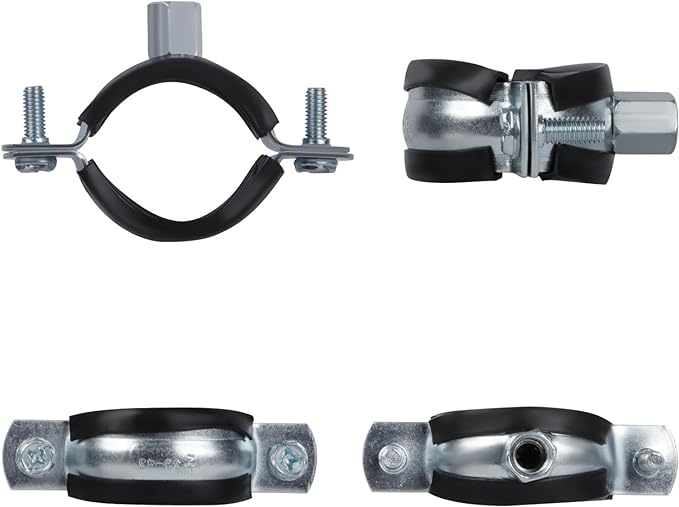 2 PCS Split Ring Pipe Hanger, Heavy Duty Adjustable Pipe Bracket Clamp - Image 4