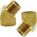 45 Degree Street Elbow 1/2" NPT Male x 1/2" NPT Female Brass Pipe Fitting by Legines