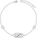 S925 Sterling Silver Anklets Adjustable Beach Foot Ankle Bracelet Jewelry Gifts For Women Girls