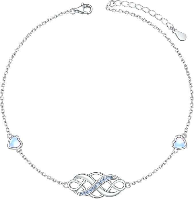 S925 Sterling Silver Anklets Adjustable Beach Foot Ankle Bracelet Jewelry Gifts For Women Girls