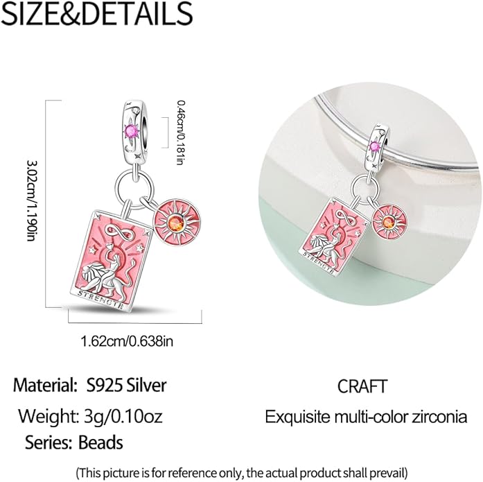 925 sterling silver bracelet necklace pendant, women's jewelry, a charming pendant suitable for matching the original bracelet, perfect for parties, birthdays, and as a jewelry gift