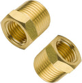 1/4" NPT Male to 1/8" NPT Female Brass Reducer Bushing Forged Hex Head Pipe by Legines