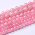 12mm Natural Rose Quartz Beads Pink Energy Crystal Round Loose Beads for Jewelry Making DIY Bracelets 15" 32pcs