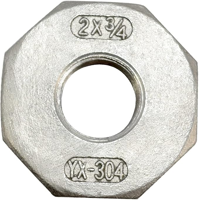 1/4" Male NPT to 1/8" Female NPT Female Reducing/Reducer Bushing Pipe Fitting - Image 3