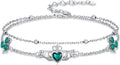 Infinity Love Heart/Claddagh Bracelet for Women 925 Sterling Silver Charm Link Bracelet Adjustable Valentine’s Day Jewelry Gift for Her