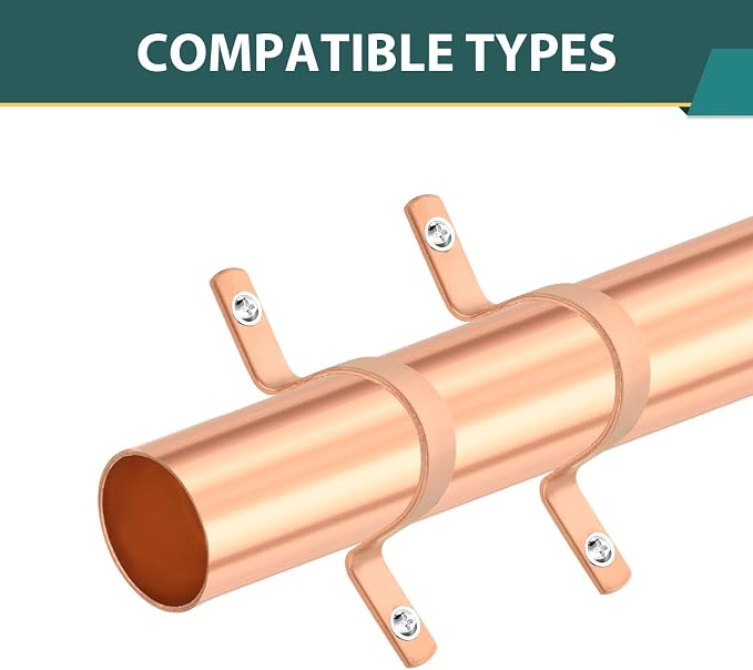 300 Pack Niikappu Copper Pipe Strap Clamp Hanger - Image 5
