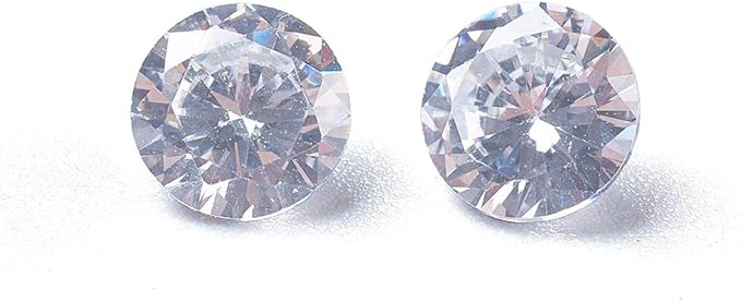 Fashewelry 500Pcs Cyrstal Clear Cubic Zirconia Faceted Rhinestone Cabochons 5mm Mini Pointed Back Diamante Gems Loose Stone for Nail Art Craft Jewelry Making
