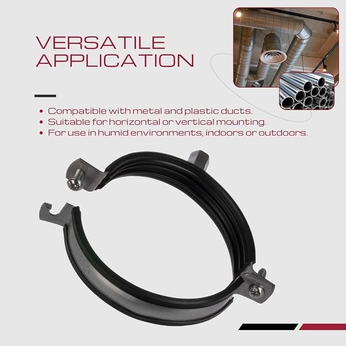 4 Inch Pipe Clamp Pack of 2 - Image 4