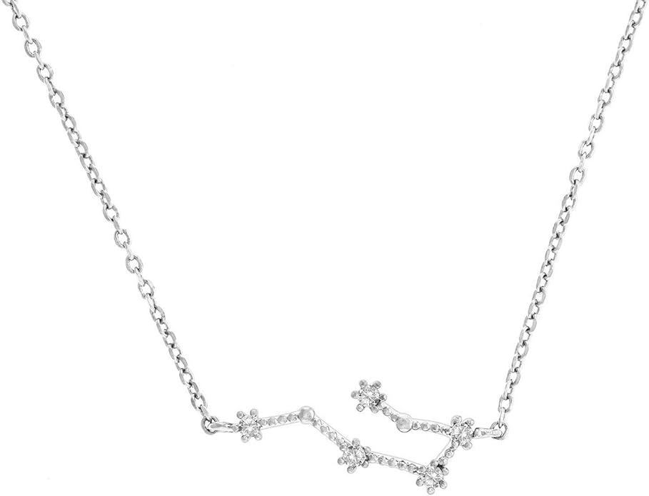 PAVOI 14K Gold Plated Astrology Constellation Horoscope Zodiac Necklace 16-18"