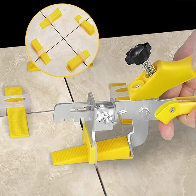 DGSL Tile Leveling System with Plier, 3400 Tile Spacers 1/16" and 200 Wedges | - Image 4