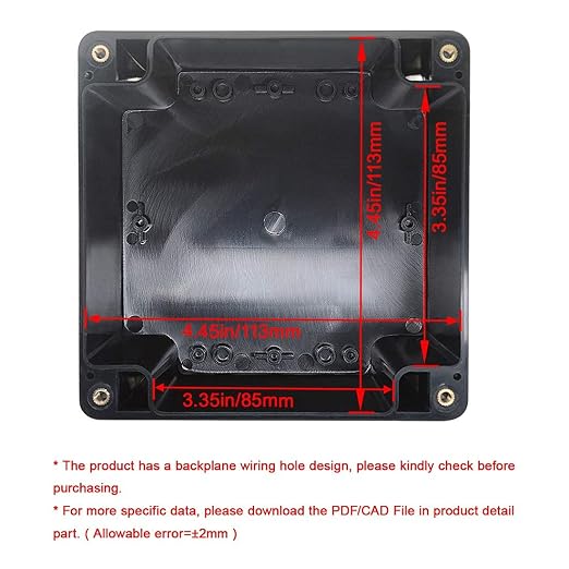 Project Box ABS Plastic IP65 Waterproof Dustproof Electrical Junction Box - Image 2