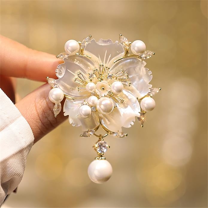 Brooch Pins For Women Fashion, Flower Brooches Jewelry For Women Floral Series Brooches And Pins Designer Lady's Costume