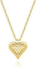 Aobei Pearl 18K Gold Plated Moon Star Lion Evil Eye Love Heart Cross Pendant Necklace Medallion Paperclip Chian Choker Layering Jewery for Women