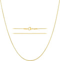 KISPER 24k Gold Snake Chain Necklace – Thin, Dainty, Gold Plated Stainless Steel Jewelry for Women & Men with Lobster Clasp