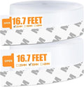 33.5 Ft Weather Stripping Door Seal Strip, Silicone Tape by Bruiefpap