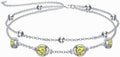 Dorunmo 925 Sterling Silver Birthstone Anklet Bracelets for Women Birthday Mother's Day Jewelry Gifts for Wife Girlfriend Mother Her