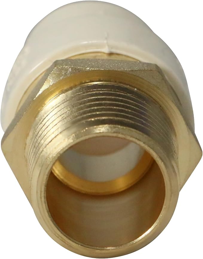 2 Pack XFITTING 1/2" CPVC x 1/2" MNPT Coupling, 1/2" Male CPVC Adapter - Image 5