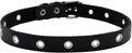 Eigso Vintage Punk Goth Studded Rivet Pu Leather Collar Choker Necklace with Spikes Adjustable