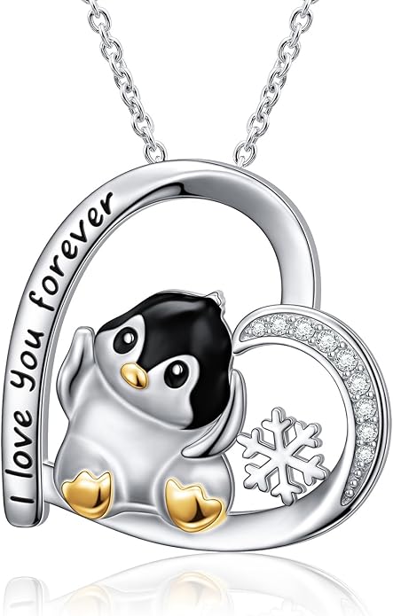 FLYOW 925 Sterling Silver Cute Animal Jewelry Hummingbird/Butterfly/Wolf/Corgi/Cat/Snake/Spider/Bat/Penguin/Bear/Opossum/Frog/Guinea Pig for Women Mother Friend Animal Lovers