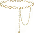 Women's Chain Belt Metal Waist Belt Chunky Belly Link Belt
