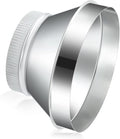 1 Pcs 12 Inch to 8 Inch Duct Reducer Increaser | Galvanized Steel Air Duct by Otoolling