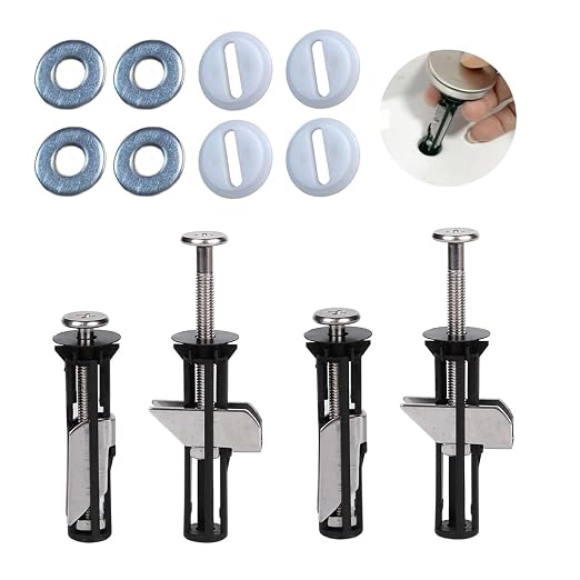 MUU Universal Toilet Seat Bolt kit, Quick Release, Toilet Cover Maintenance by MUU