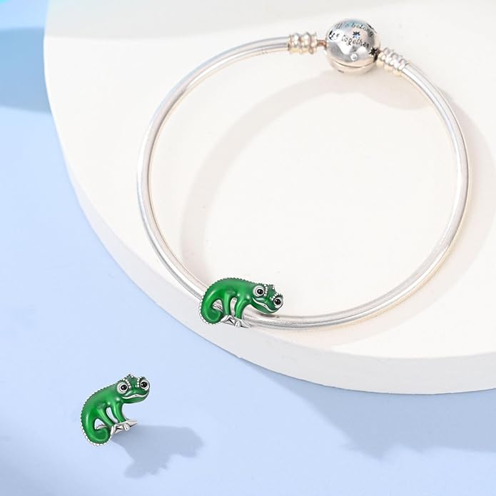 LIGHTDOG 925 Sterling Silver Charm fits Pandora Charm Bracelet Necklaces Pendant Bead Charms Jewelry Gift for Women Family Friends