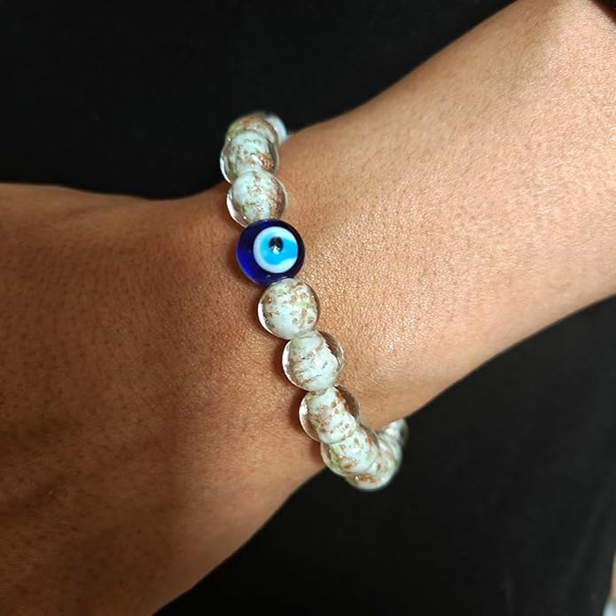 Handmade Glow-in-the-Dark Beaded Bracelet, Luminous Wrist Accessory, Fashion Bracelet for Women, Ideal Gift for Night Events, Parties & Birthdays