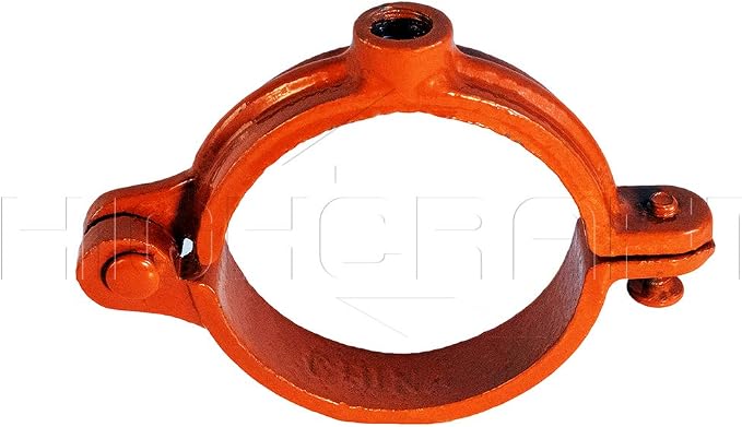 HIGHCRAFT HINGC-03-5 Industrial Decor Hinged Split Ring Pipe Hanger 3 in. Copper - Image 3