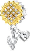 Bible Family Mom Wife Love Heart Dangle Charm 925 Sterling Silver Charms fits Bracelets and Necklace Pendant Bead Charms Jewelry Present for Women Family Friends