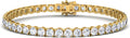 0.50-15 Carat Lab Grown Classic Diamond Tennis Bracelet 4 Prong Setting Luxury Collection (F-G Color, SI Clarity) Length- 7 Inch
