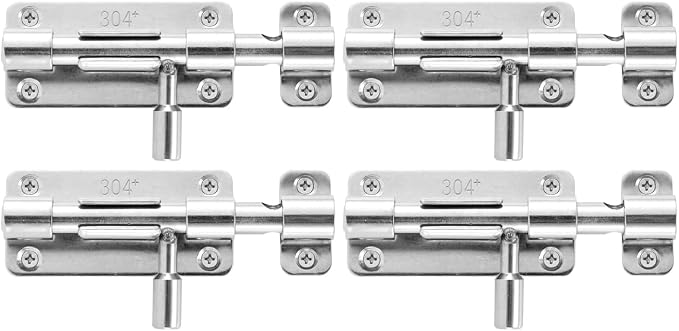 JQK Door Security Slide Latch Lock Barrel Bolt, 304 Stainless Steel Sliding by Homeimprovement