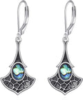 Abalone Shell Dangle Drop Earrings for Women 925 Sterling Silver Filigree Bohemian Earrings Jewelry Gift
