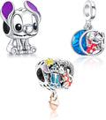 MITSOKU 925 Sterling Silver Charms for Bracelets Necklaces Animal prototype Pendant Safety Chain Dangle Pendants Beads Christmas Day Charms Jewelry Gift for Women