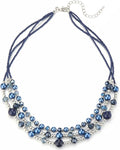 Noessla Beaded Statement Necklaces for Women Layered Chunky Bead Necklace Fashion Costume Jewelry Gifts for Mom