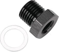 M14x1.5 Male Metric to 1/8 NPT Female Oil Pressure Sensor Adapter Fitting by Podavelle