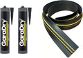 ¾” High Garage Door Threshold Seal Kit 20'3" Length | Flexible PVC | Complete by GaraDry